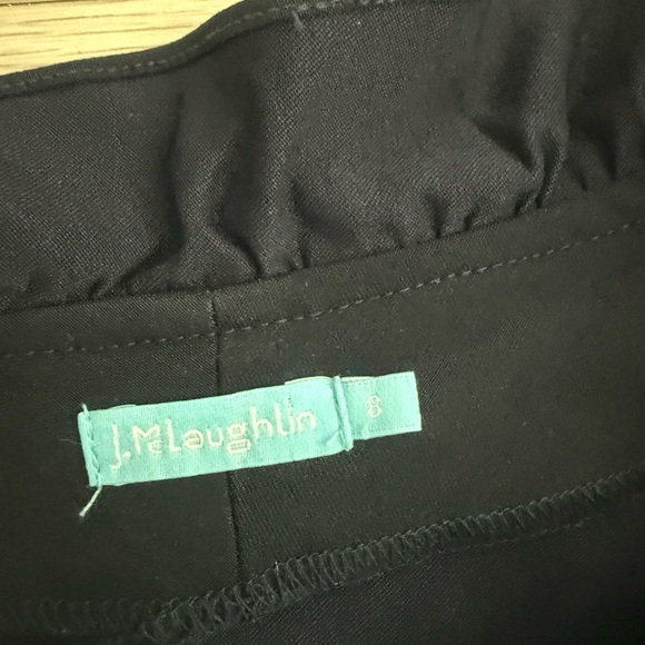 J. Mclaughlin Ruffle Collar Chic 3/4 Sleeve Classic Dress Size 8 - Picture 2 of 5